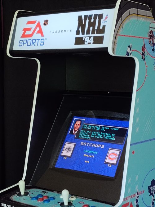 NHL 94 Themed 2-player Mancave 10,000 Game Arcade Machine
