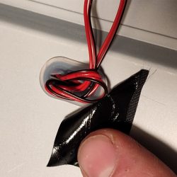 Arcade1up infinity table underneath tape, wires into screen