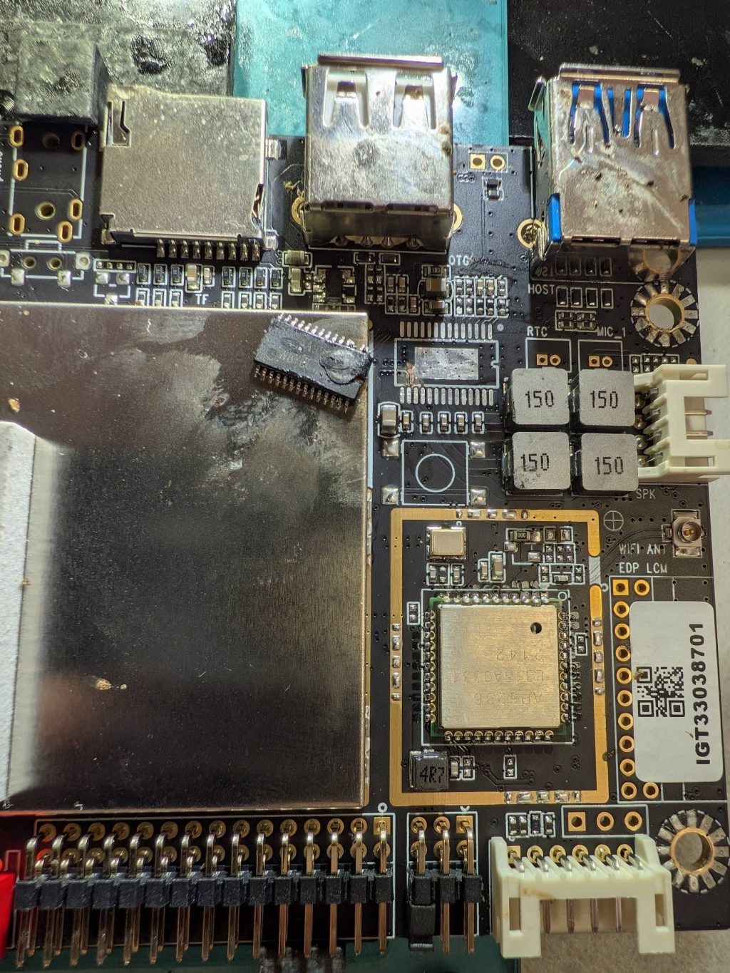ic replacement on the arcade1up infinity table XA9220B