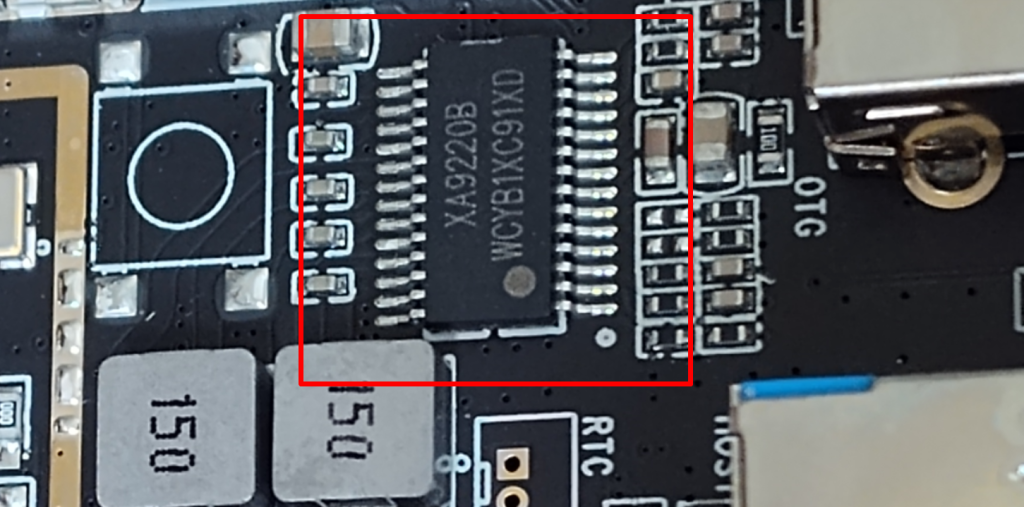 xa9220B IC from infinity table PCB